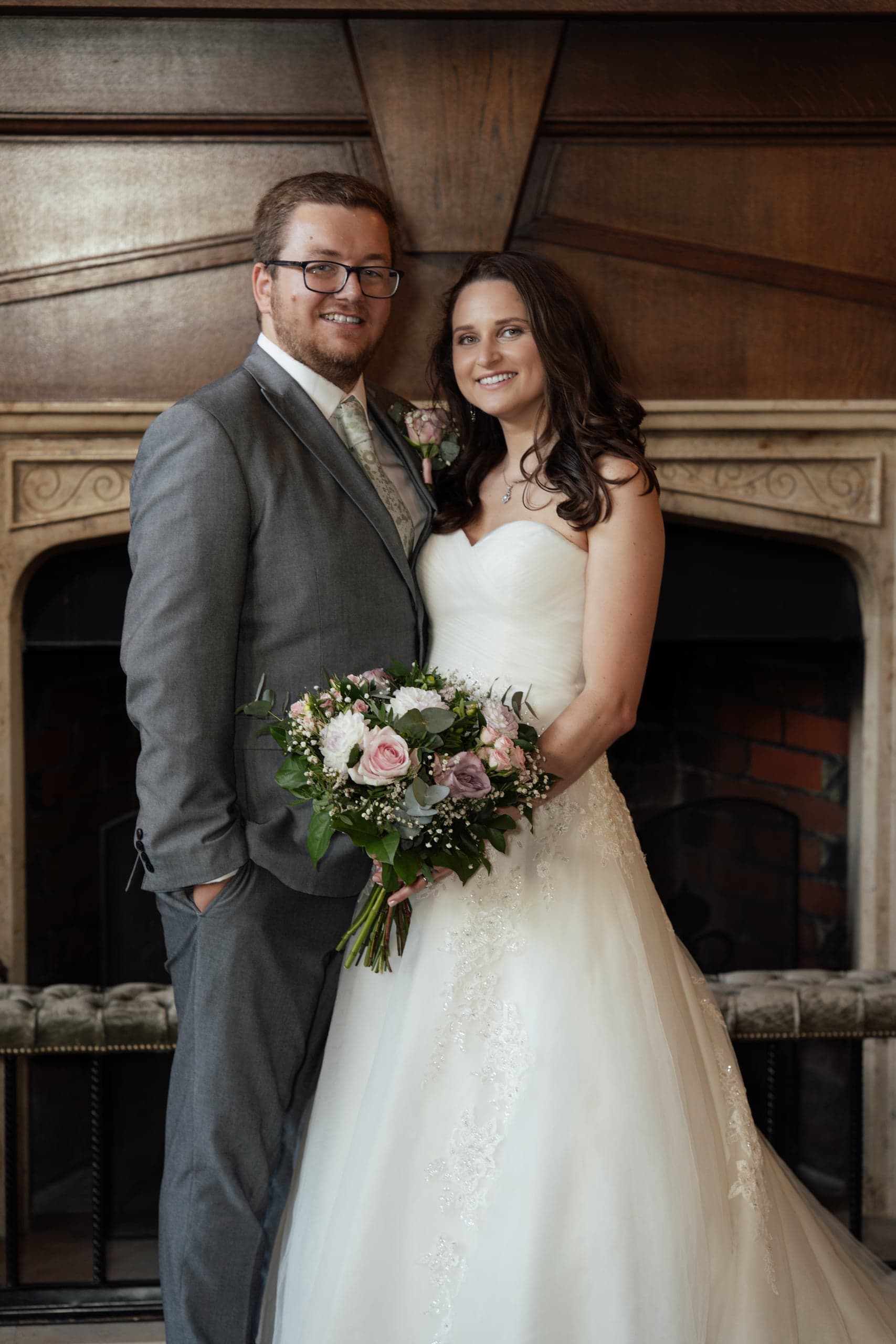 Couple embracing