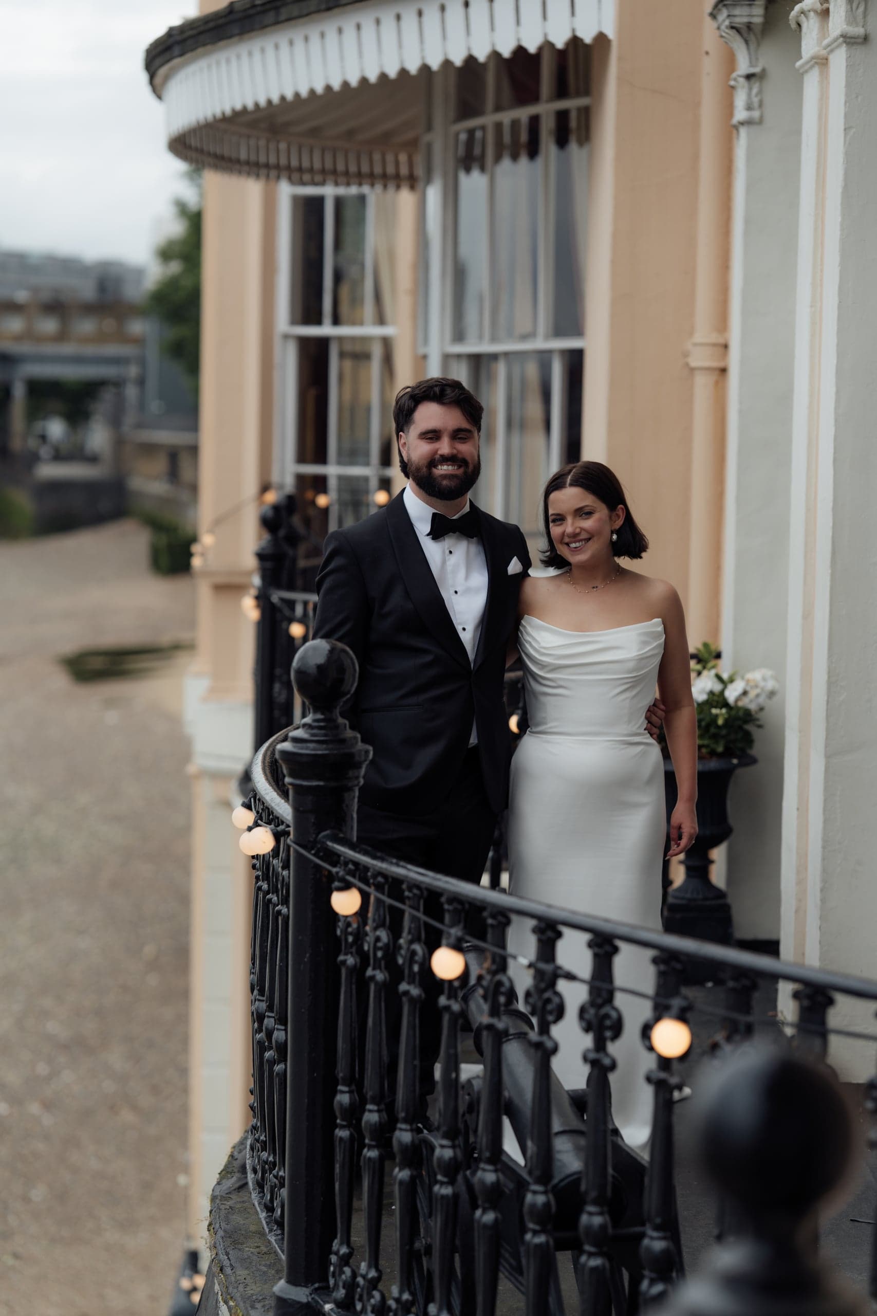Kirsty and Jamie on balcony