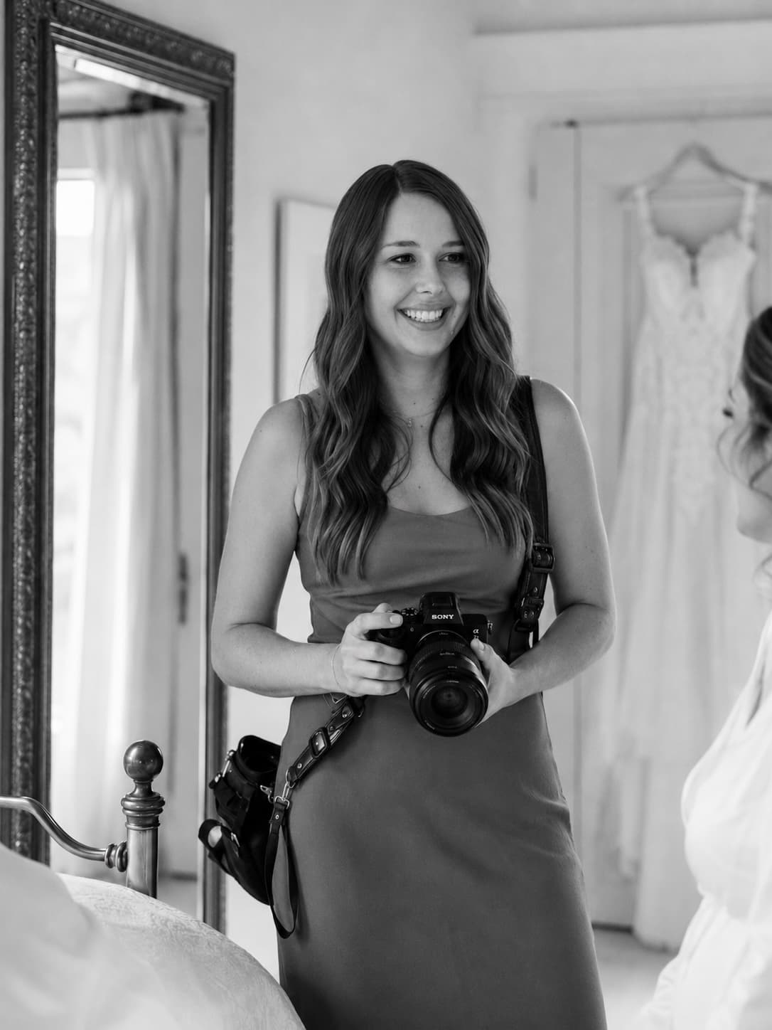 Portrait of Chloe Luck, documentary wedding photographer