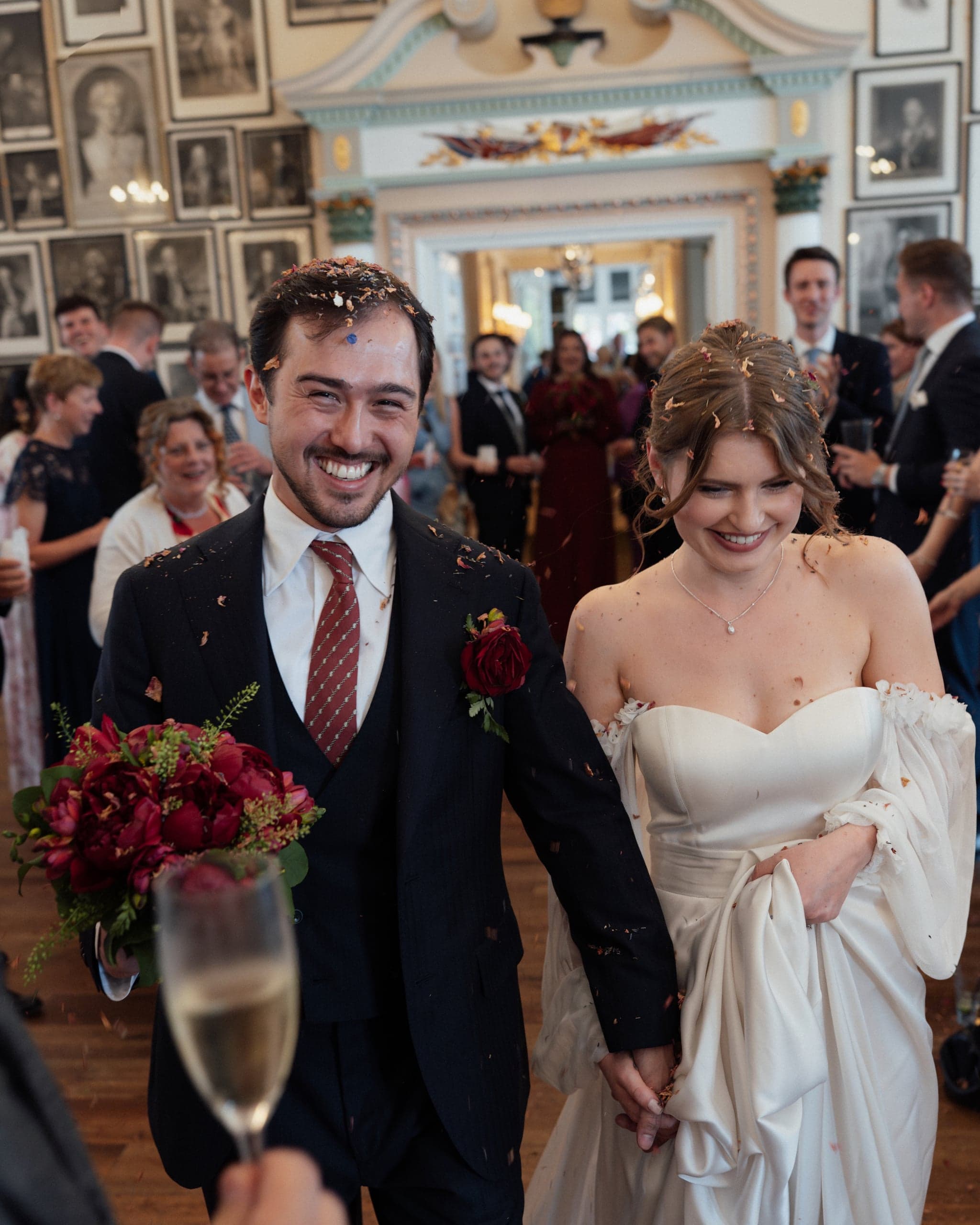 Sarah & Teddy wedding story at The Trafalgar Tavern, Greenwich